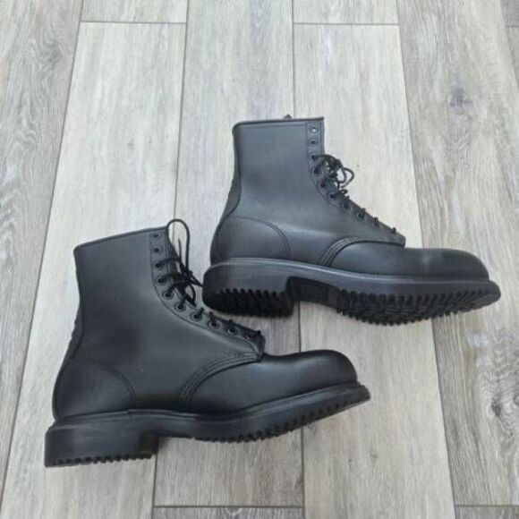 New Redwing 4473 Red Wing steel toe black work boots logger firefighter 8.5 mens - Picture 3 of 15